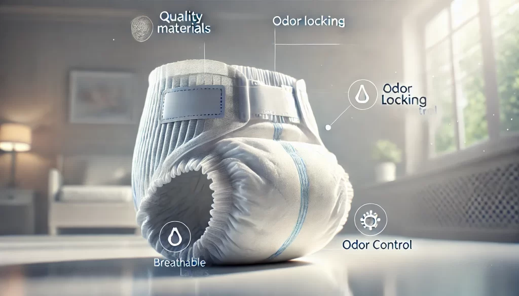 Odor Locking Technology in Adult Diapers